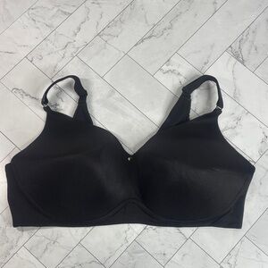 NWOT Cacique Lane Bryant Womans T-Shirt Bra Black Lightly Lined NO WIRE 40DDD